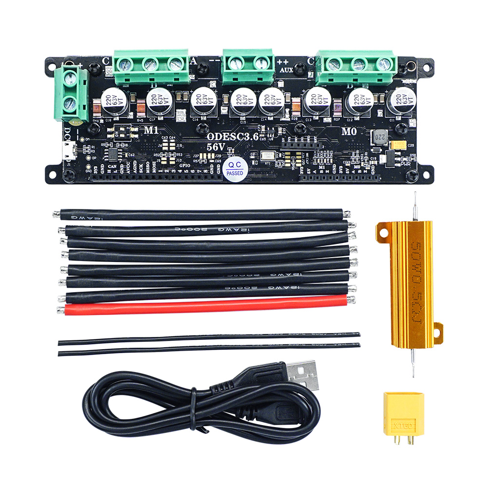 Odrive Dual Brushless Motor Controller - ODESC3.6 Optimaliseren hoogwaardige borstelloze motor Krachtige