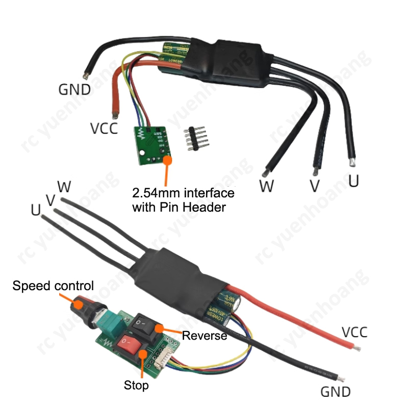 Driefasige sensorloze borstell - Brushless Motor Thrust Test Stand recensie en prijs