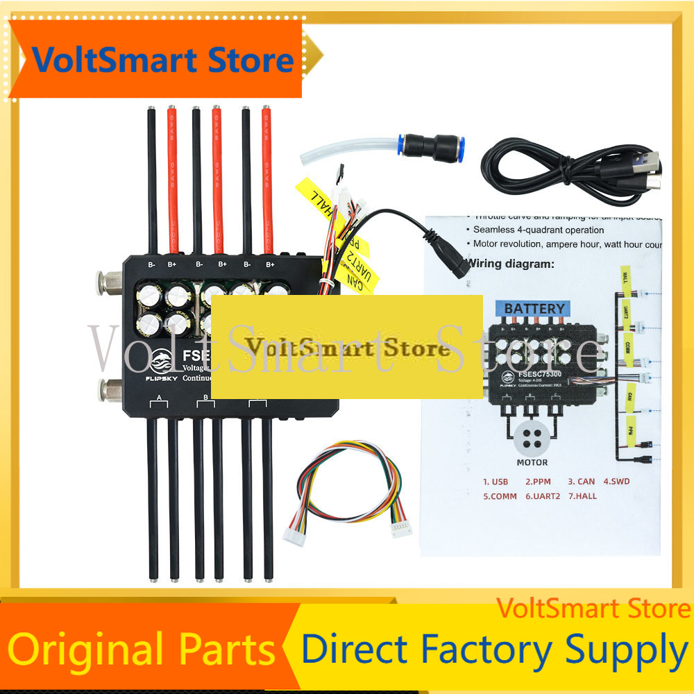 VoltSFlipsky Fsesc 75300 84v H - Vesc 75300 High Current Esc recensie en prijs